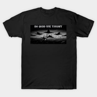 In God We Trust, Air Force jet fighters T-Shirt